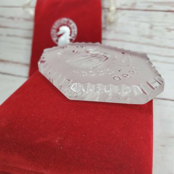 12 Days of Christmas 1990 Waterford Crystal Ornament Swans Swimming Ireland - Picture 7 of 12
